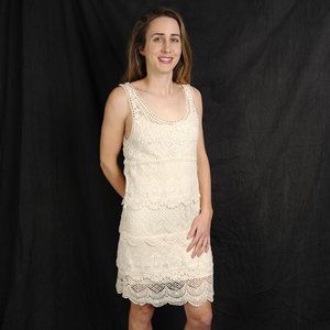 American Outfitters Intricate Lace Flapper Style Dress. Size: S.